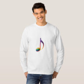 Melodisch ritme T-shirt (Voorkant volledig)
