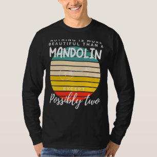 Melodische Duetten: Dubbele Schoonheid in Mandolin T-shirt