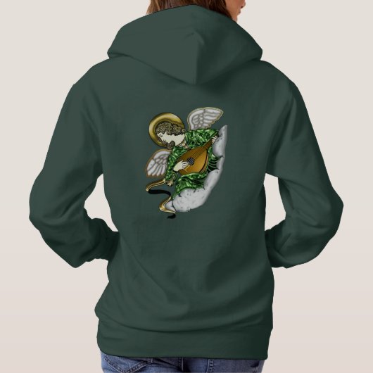Melodische Engel van Harmonie Hoodie (Achterkant)