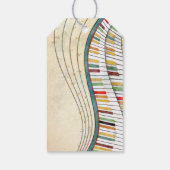 melodische golven cadeaulabel (Achterkant)