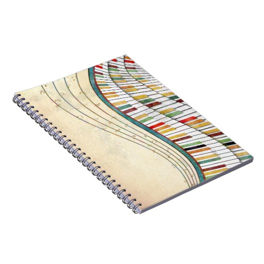 melodische golven notitieboek (Rechterzijde)