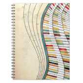 melodische golven notitieboek (Voorkant)