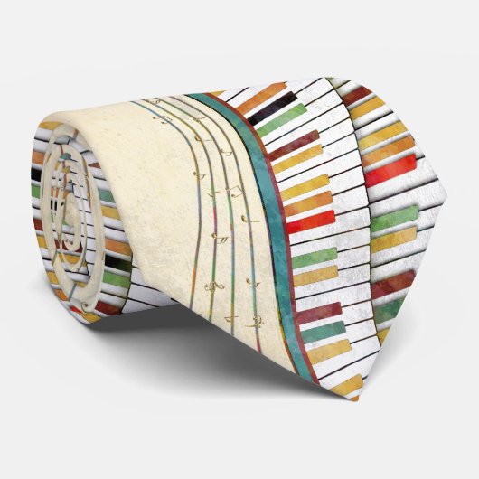 melodische golven stropdas (Opgerold)