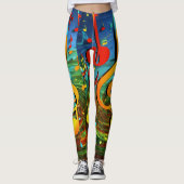 Melodische harmonie: Mijn lievelingsliedje Leggings (Voorkant)