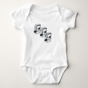 Melodische noten Baby Bodysuits
