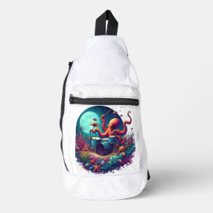Melodische octopus: Drummen in de diepte Sling Bag