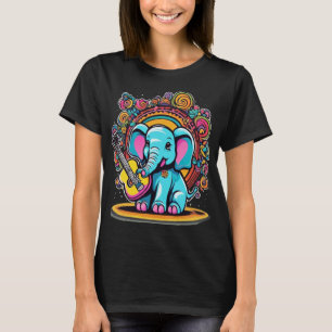 Melodische olifant t-shirt