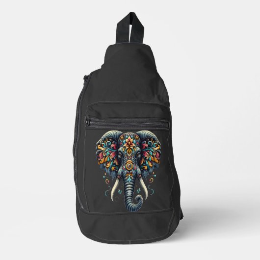 Melodische Pachyderm Sling Bag (Voorkant)