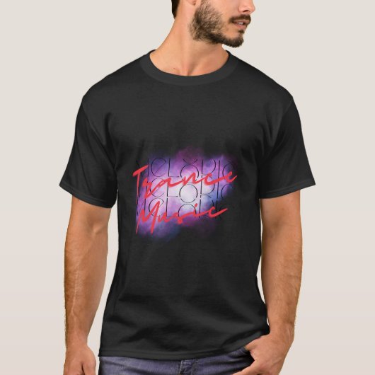 Melodische Trance Muziek T-shirt (Voorkant)
