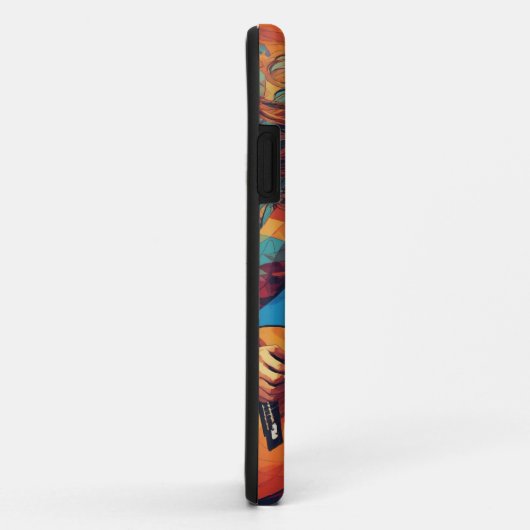 melodische wervelwind Case-Mate iPhone case (Achterkant/rechts)