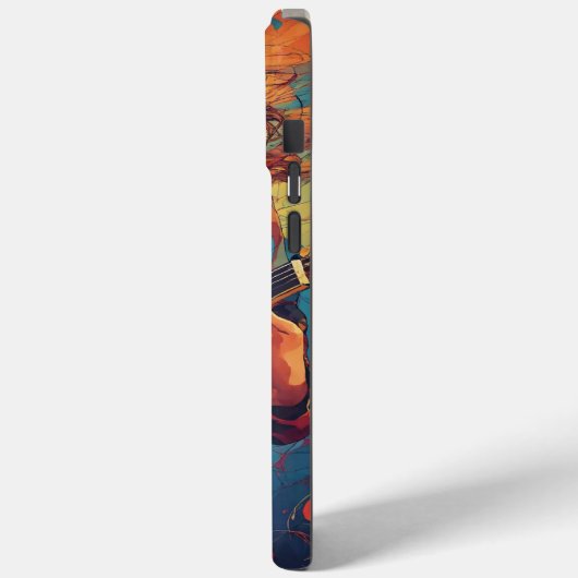 melodische wervelwind Case-Mate iPhone case (Achterkant / Links)
