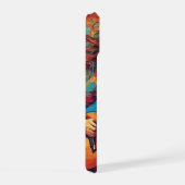 Melodische wervelwind iPhone 15 case (Rechterkant)