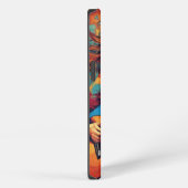 melodische wervelwind iPhone hoesje (Rechterkant)