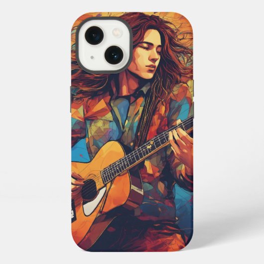 melodische wervelwind iPhone hoesje (Achterkant)