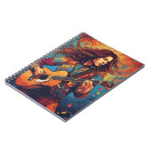 melodische wervelwind notitieboek (Linkerzijde)