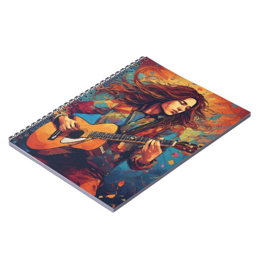 melodische wervelwind notitieboek (Linkerzijde)