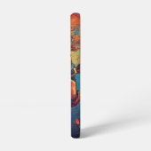 melodische wervelwind samsung galaxy hoesje (Linkerkant)