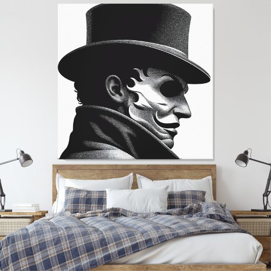 Melodrama Canvas Afdruk (Insitu (Slaapkamer))