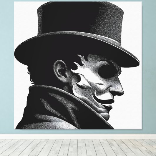 Melodrama Canvas Afdruk (Insitu (Houten vloer))