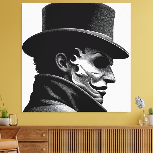 Melodrama Canvas Afdruk (Insitu (Woonkamer))