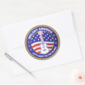 Melody Amerika sticker groot (Envelop)