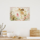 Melody - Angels, Flowers, Music Poster (Keuken)