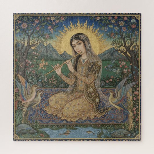 Melody Beneath the Sunlit Peaks Legpuzzel (Verticaal)