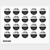 Melody Collectie Ronde Sticker (Vel)