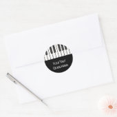 Melody Collectie Ronde Sticker (Envelop)