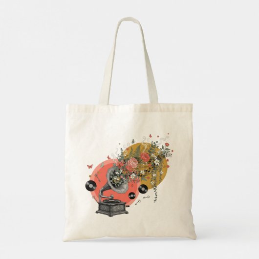  Melody Garden Tote Bag (Achterkant)