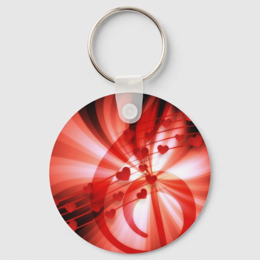 Melody Hearts Sleutelhanger (Voorkant)