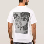 Melody in Motion - Eer kunst en muziek T-shirt (Achterkant)
