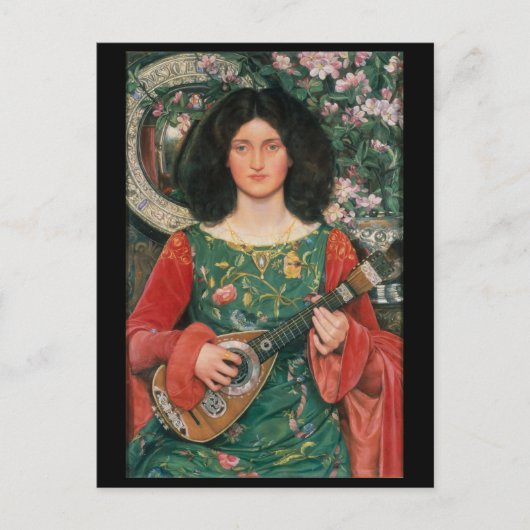 Melody (Musica), c. 1895/1897, ingediend door Kate Briefkaart (Voorkant)