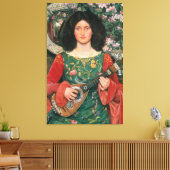 Melody (Musica), ca. 1895/1897 door Kate Bunce Canvas Afdruk (Insitu (Woonkamer))