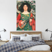 Melody (Musica), ca. 1895/1897 door Kate Bunce Canvas Afdruk (Insitu (Slaapkamer))