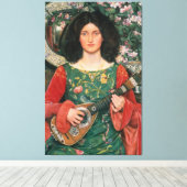 Melody (Musica), ca. 1895/1897 door Kate Bunce Canvas Afdruk (Insitu (Houten vloer))