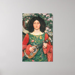Melody (Musica), ca. 1895/1897 door Kate Bunce Canvas Afdruk