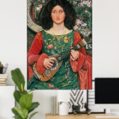Melody (Musica), ca. 1895/1897 door Kate Bunce Poster (Thuiskantoor)