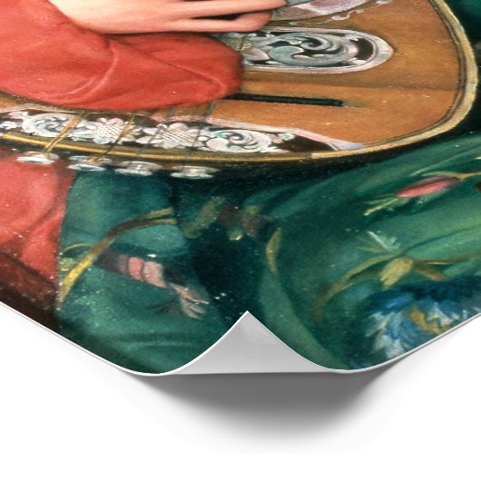 Melody (Musica) van Kate Bunce (1897) Poster (Hoek)