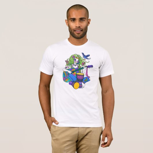 Melody Musical Hippie Fairy T-Shirt (Voorkant volledig)