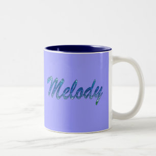 Melody Name Branded Gift Item Tweekleurige Koffiemok
