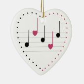 Melody of Love Keramisch Ornament (Rechts)