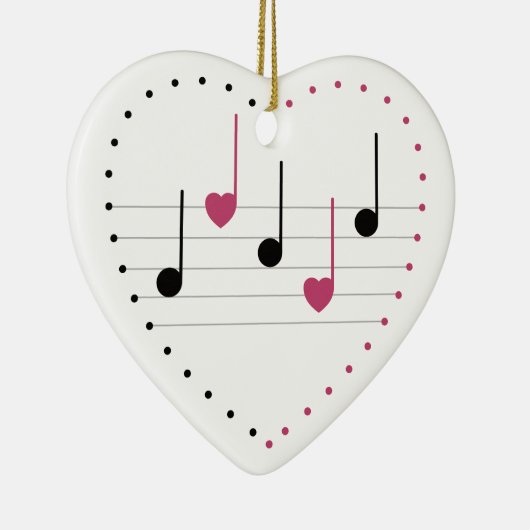 Melody of Love Keramisch Ornament (Rechts)