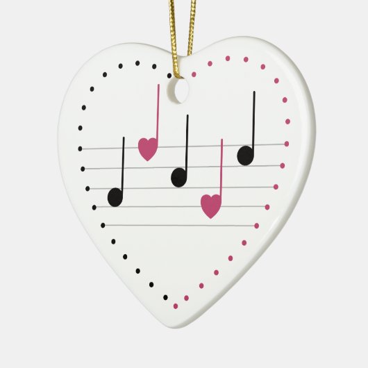 Melody of Love Keramisch Ornament (Links)