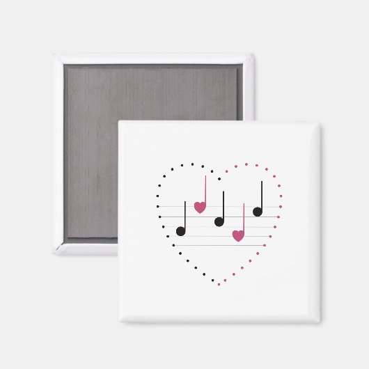 Melody of Love Magneet (Voorkant / Achterkant)