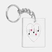 Melody of Love Sleutelhanger (Voorkant Links)
