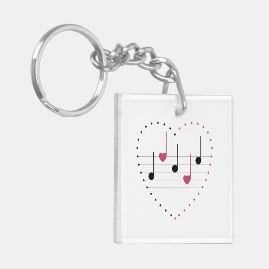 Melody of Love Sleutelhanger (Voorkant Links)