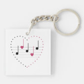 Melody of Love Sleutelhanger (Achterkant)