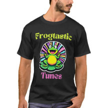 Melody of the Pond Schattig Singing Frog T-Shirt
