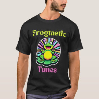 Melody of the Pond Schattig Singing Frog T-Shirt